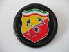 Side emblem. Shield on black backing. Round. Plastic. � 53mm.
