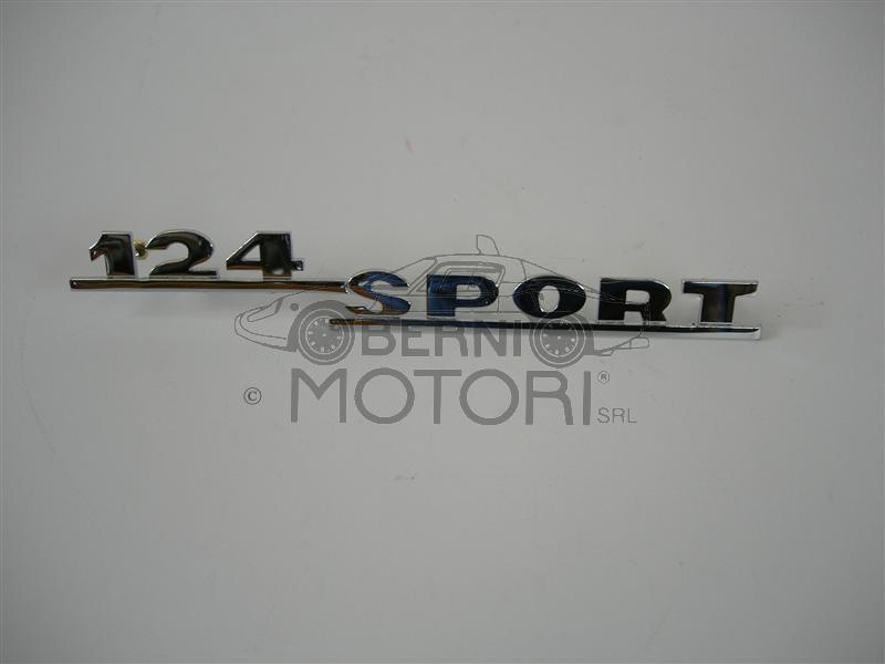 Scritta  cromata 124SPORT