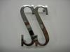 "SS" chromed logo for rear engine hood, 1964. 68x43mm.