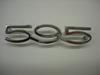 Small chrome "595" logo for dashboard. Length: 87mm. Dashboard 1963 - 72.