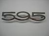 Medium "595" chromed logo. Length: 123mm.