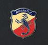 "Abarth & C." medium enamel emblem with gothic lettering. 50mm high.